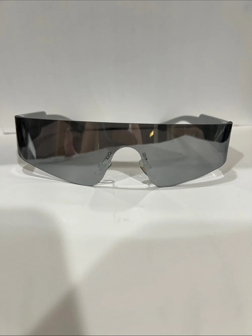 Gray Shield Visor Sunglasses - Lightweight Performance Wearable